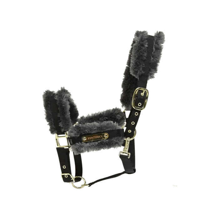 Kentucky Nylon Sheepskin Halter - Løwenborg - Kentucky Horsewear