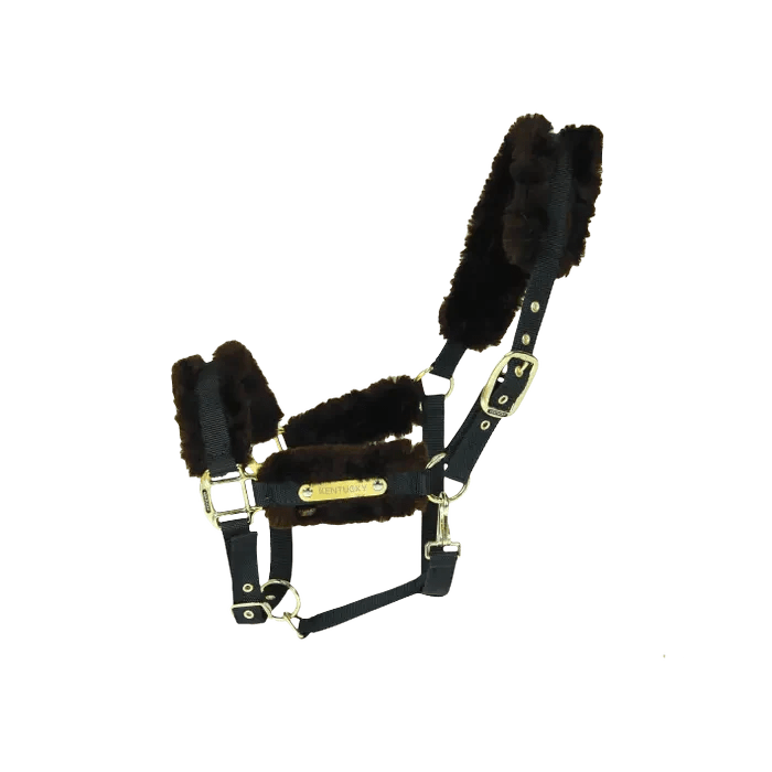 Kentucky Nylon Sheepskin Halter - Løwenborg - Kentucky Horsewear
