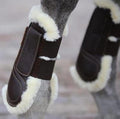 Kentucky Sheepskin Leather Tendon Boots Hook & Loop - Løwenborg - Kentucky Horsewear
