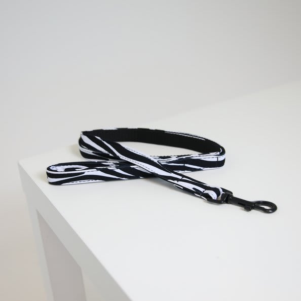 Kentucky Dog Lead Zebra - Løwenborg - Kentucky Dogwear