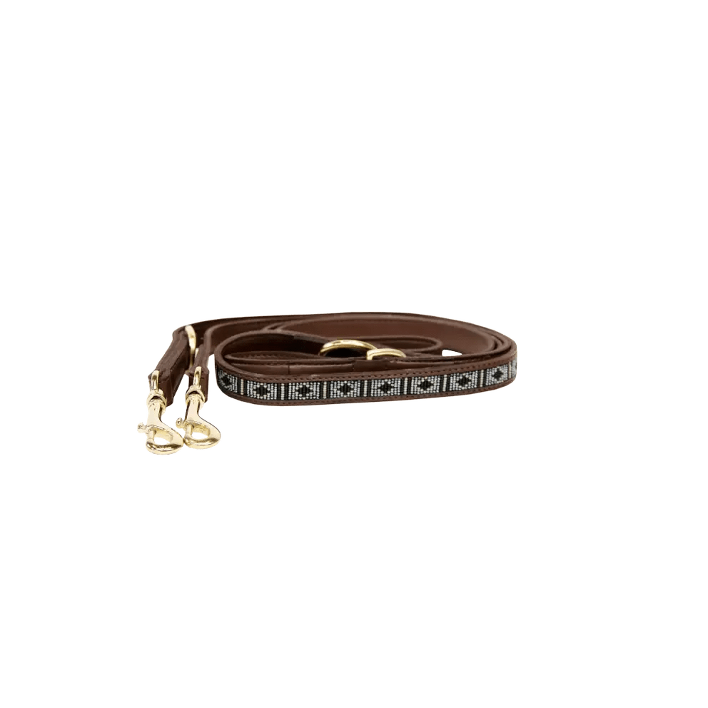 Kentucky Dog Lead Handmade Pearls