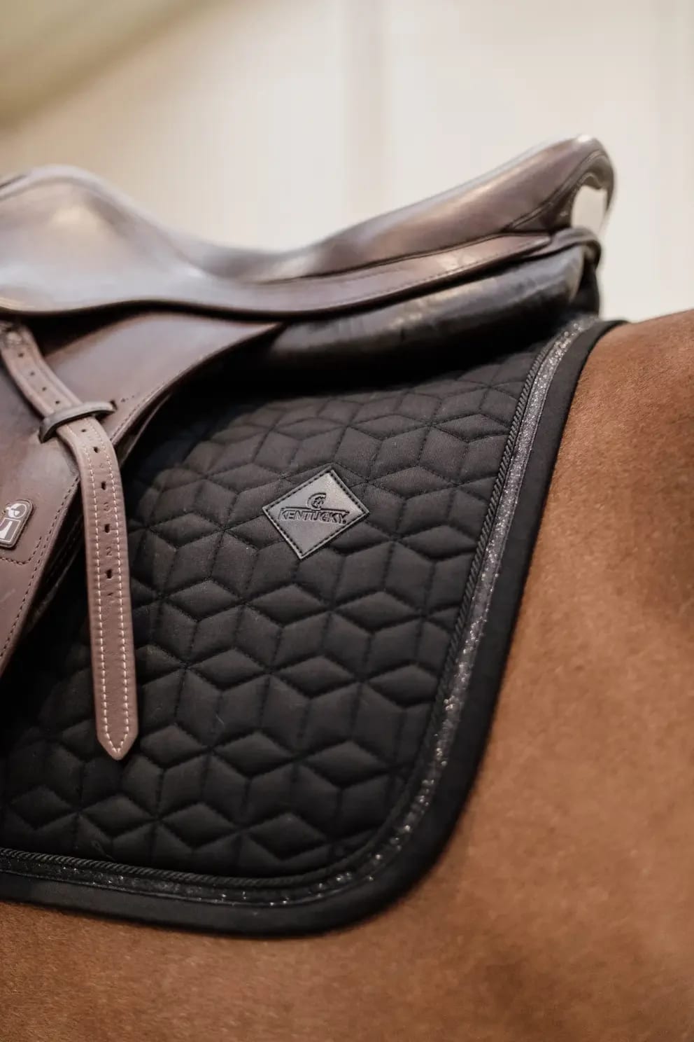 Kentucky Saddle Pad Glitter Rope Jumping - Løwenborg - Kentucky Horsewear