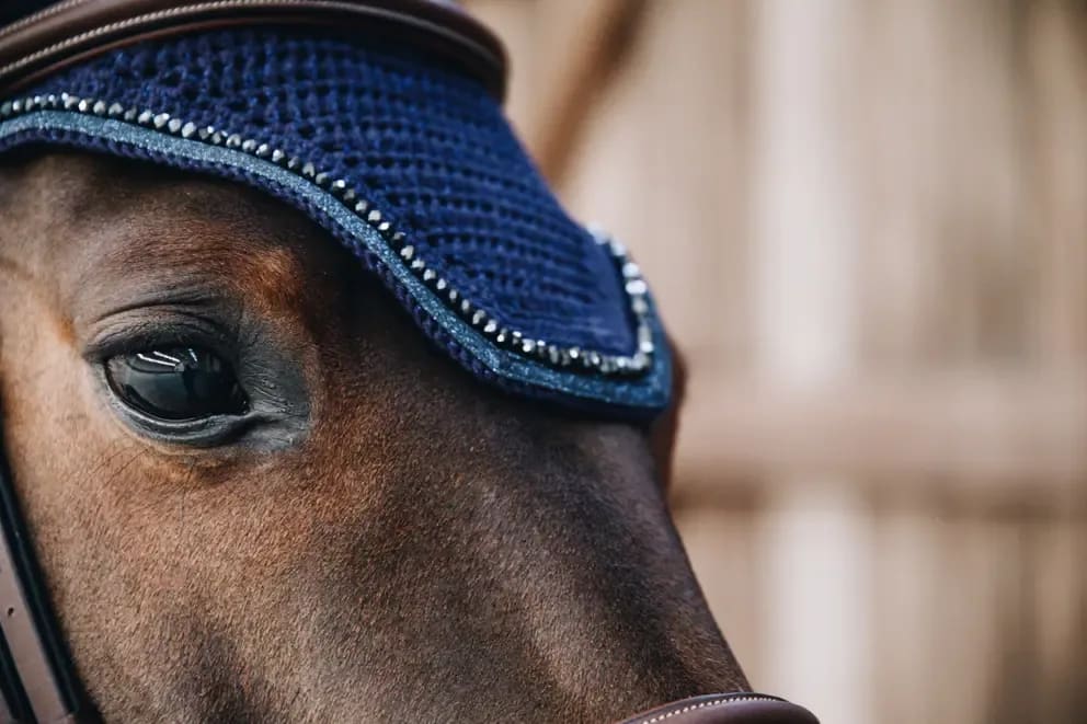 Kentucky Fly veil Wellington Glitter - Løwenborg - Kentucky Horsewear