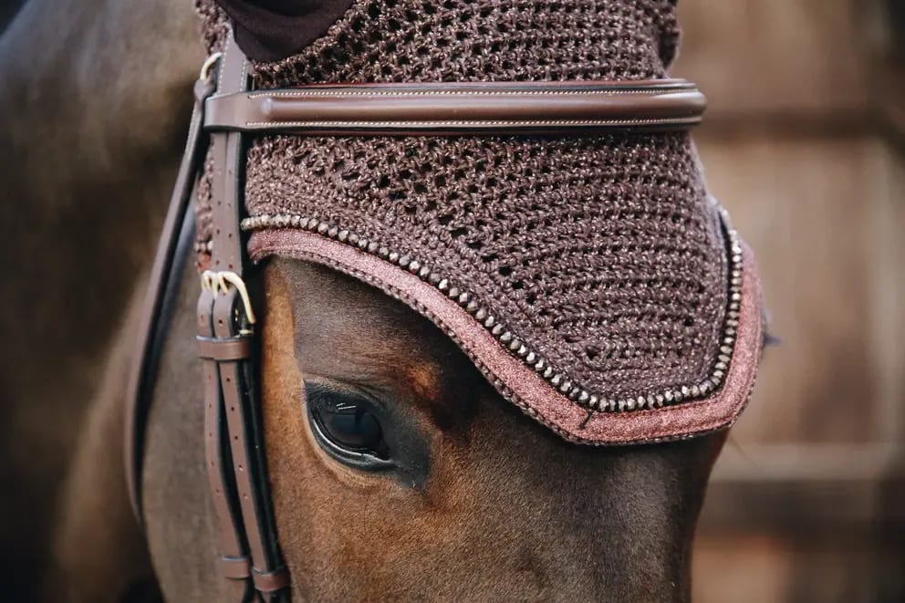 Kentucky Fly veil Wellington Glitter - Løwenborg - Kentucky Horsewear