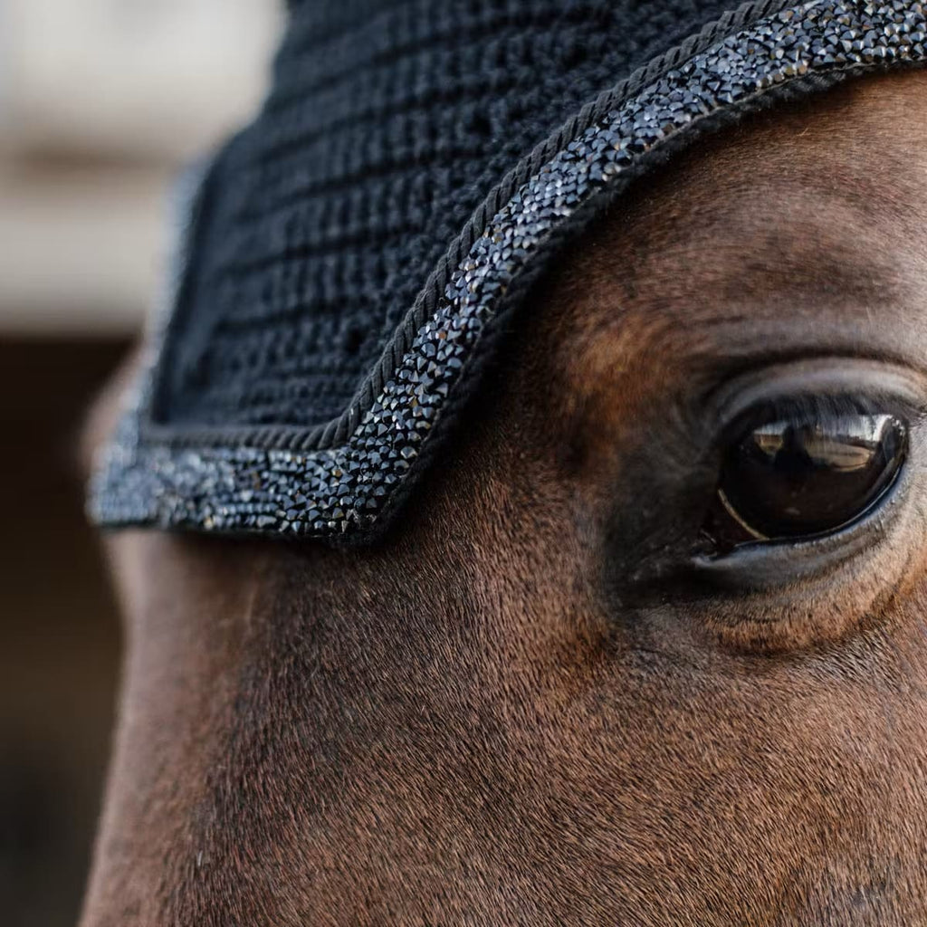 Kentucky Fly Veil Wellington Glitter Stone - Løwenborg - Kentucky Horsewear