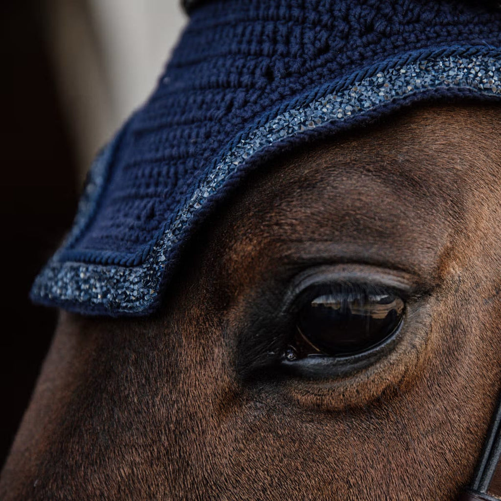 Kentucky Fly Veil Wellington Glitter Stone - Løwenborg - Kentucky Horsewear