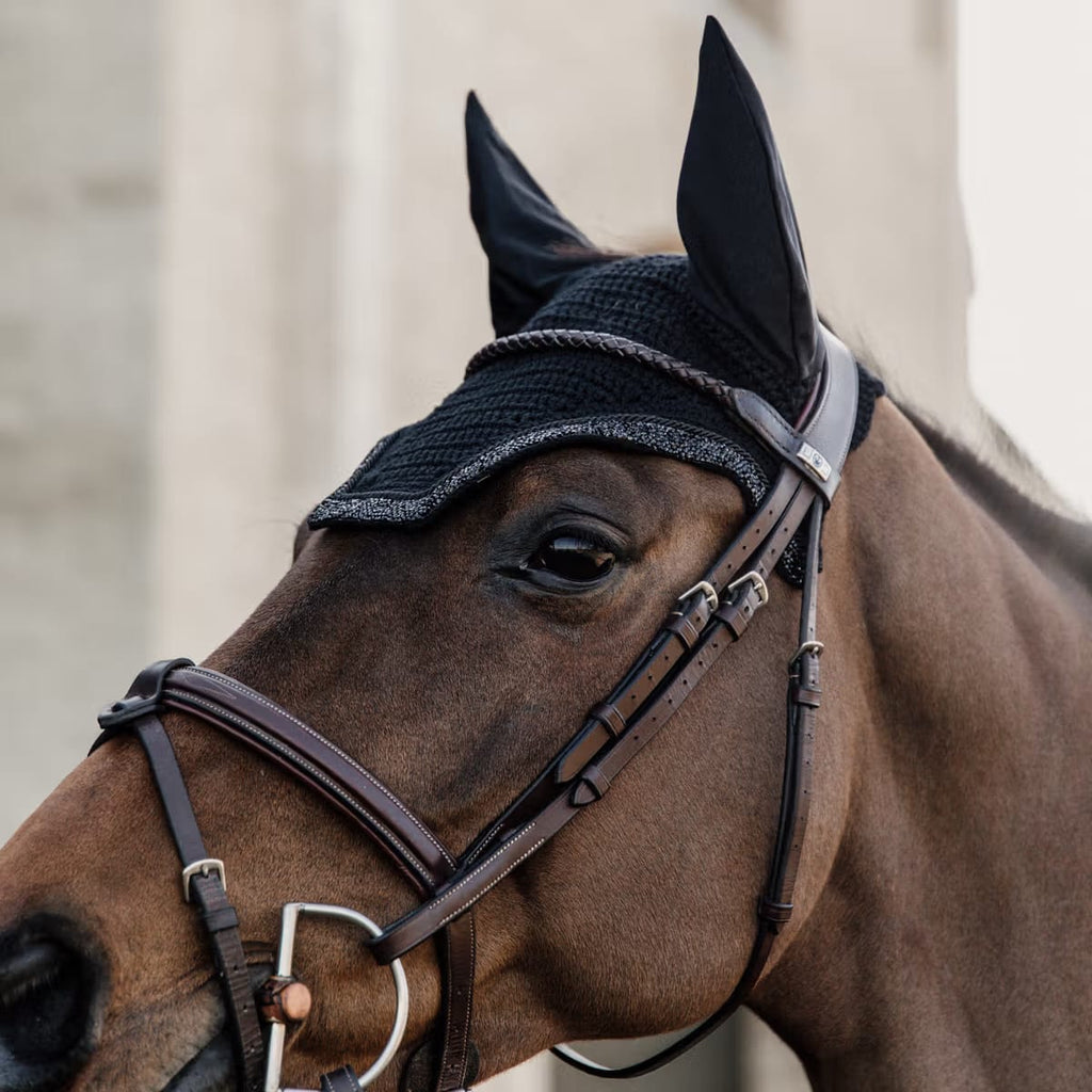 Kentucky Fly Veil Wellington Glitter Stone - Løwenborg - Kentucky Horsewear