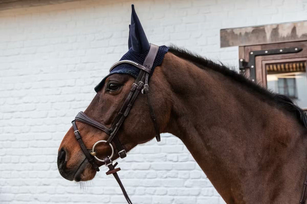 Kentucky Fly Veil Wellington Glitter Stone - Løwenborg - Kentucky Horsewear