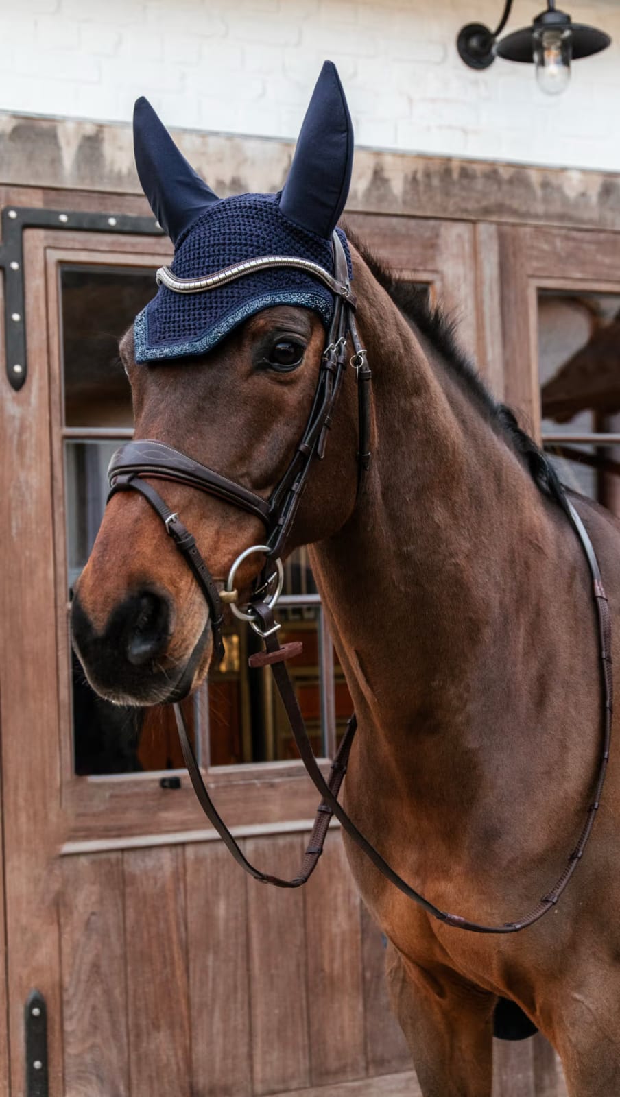 Kentucky Fly Veil Wellington Glitter Stone - Løwenborg - Kentucky Horsewear