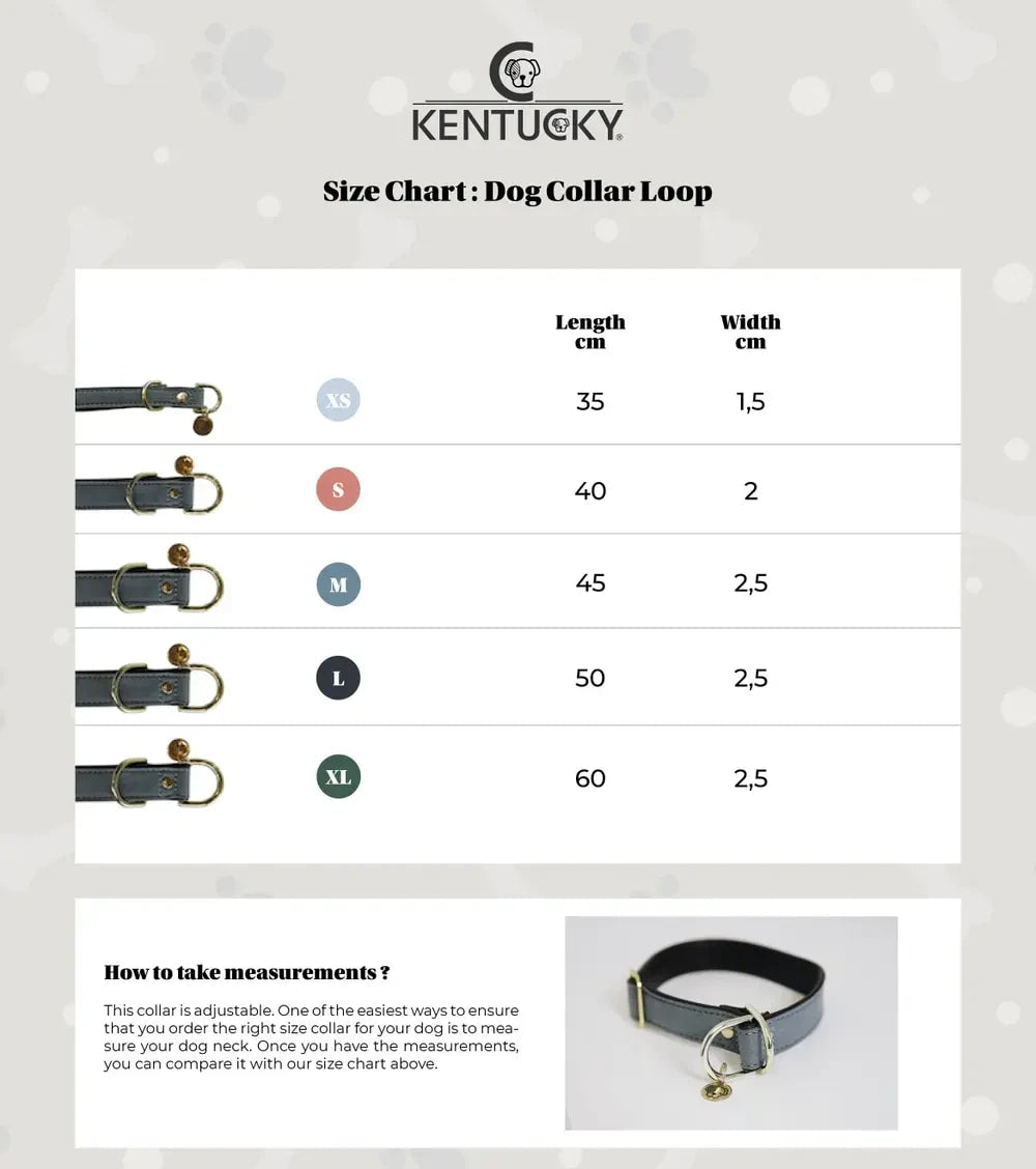 Kentucky Dog Collar Loop - Løwenborg - Kentucky Dogwear