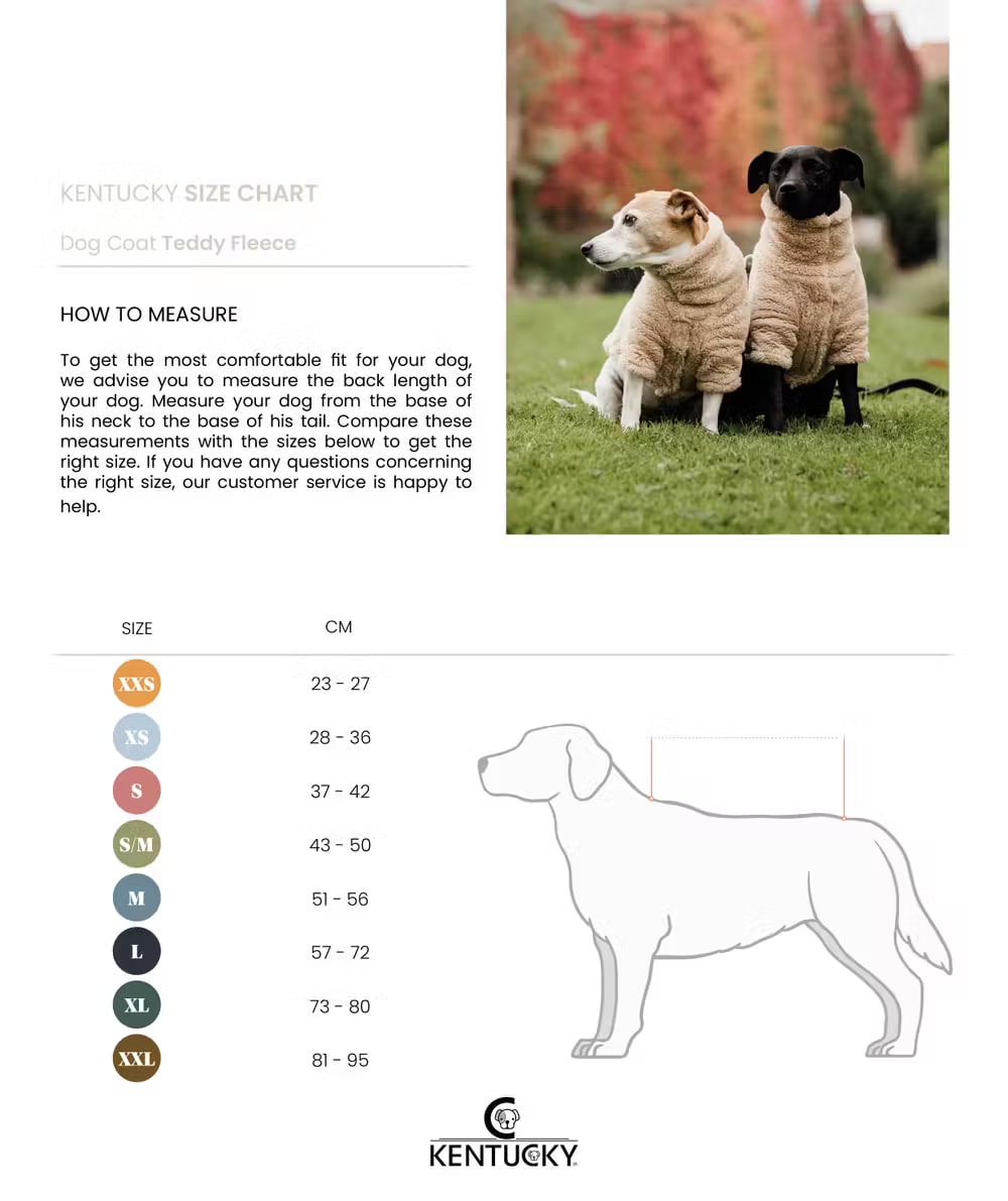 Kentucky Dog Sweater Teddy Fleece - Løwenborg - Kentucky Dogwear