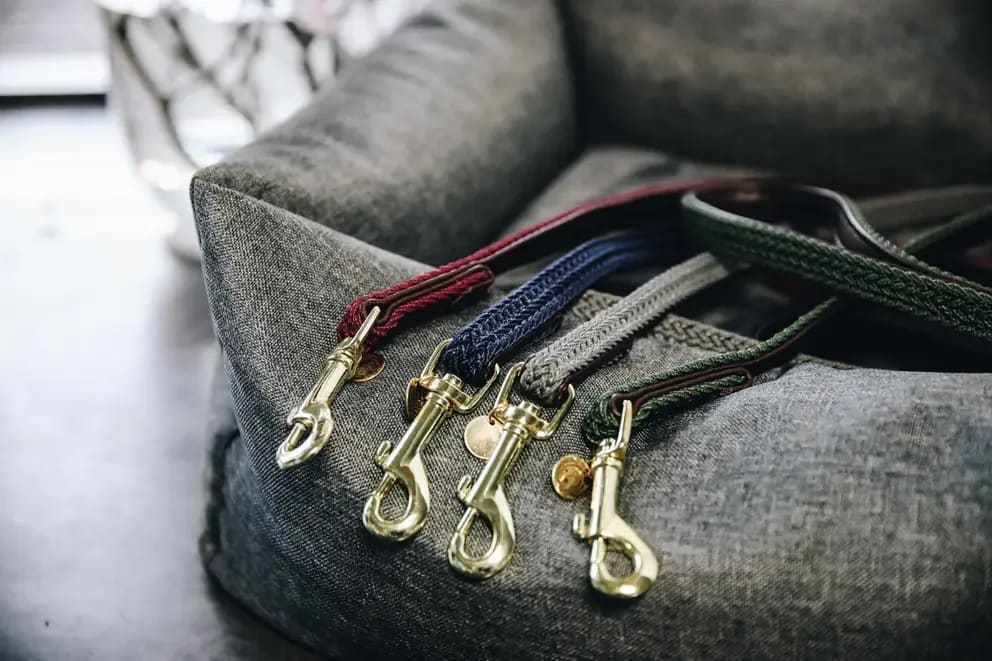 Kentucky Plaited Nylon Dog Lead - Løwenborg - Kentucky Dogwear