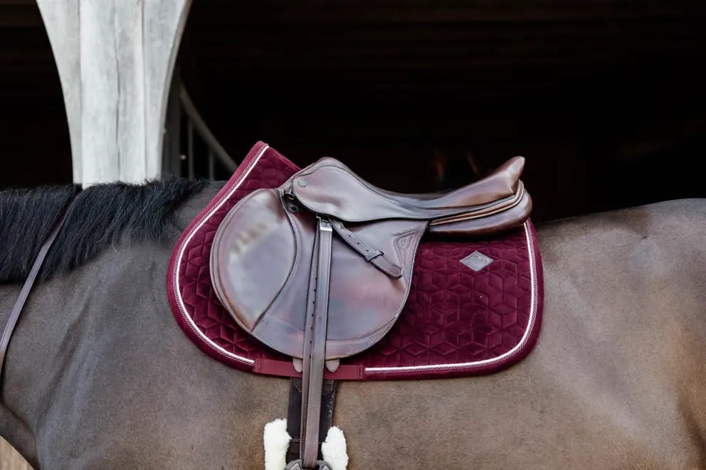 Kentucky Saddle Pad Velvet Jumping - Løwenborg - Kentucky Horsewear