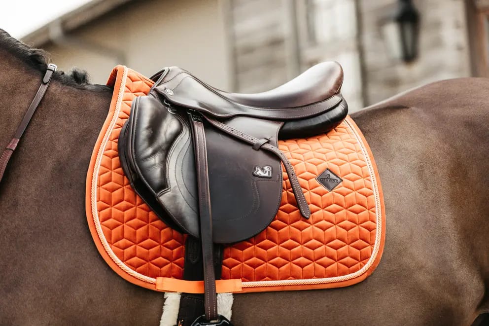 Kentucky Saddle Pad Velvet Jumping - Løwenborg - Kentucky Horsewear