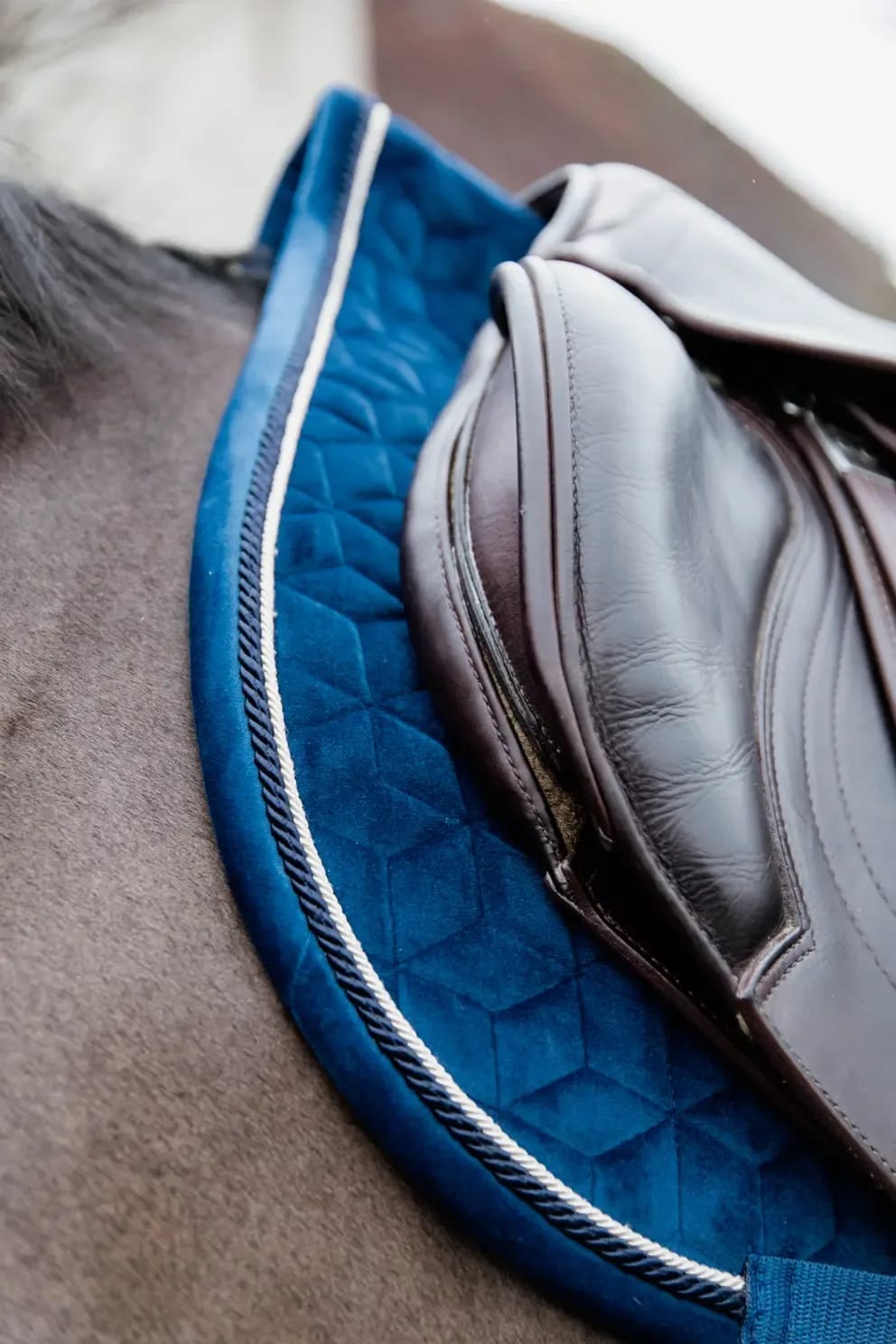 Kentucky Saddle Pad Velvet Jumping - Løwenborg - Kentucky Horsewear