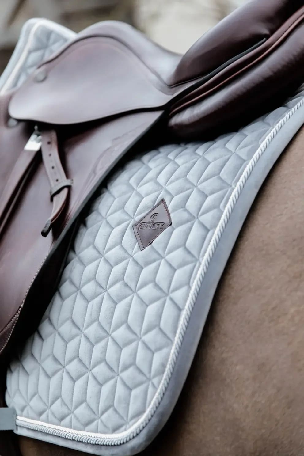 Kentucky Saddle Pad Velvet Jumping - Løwenborg - Kentucky Horsewear