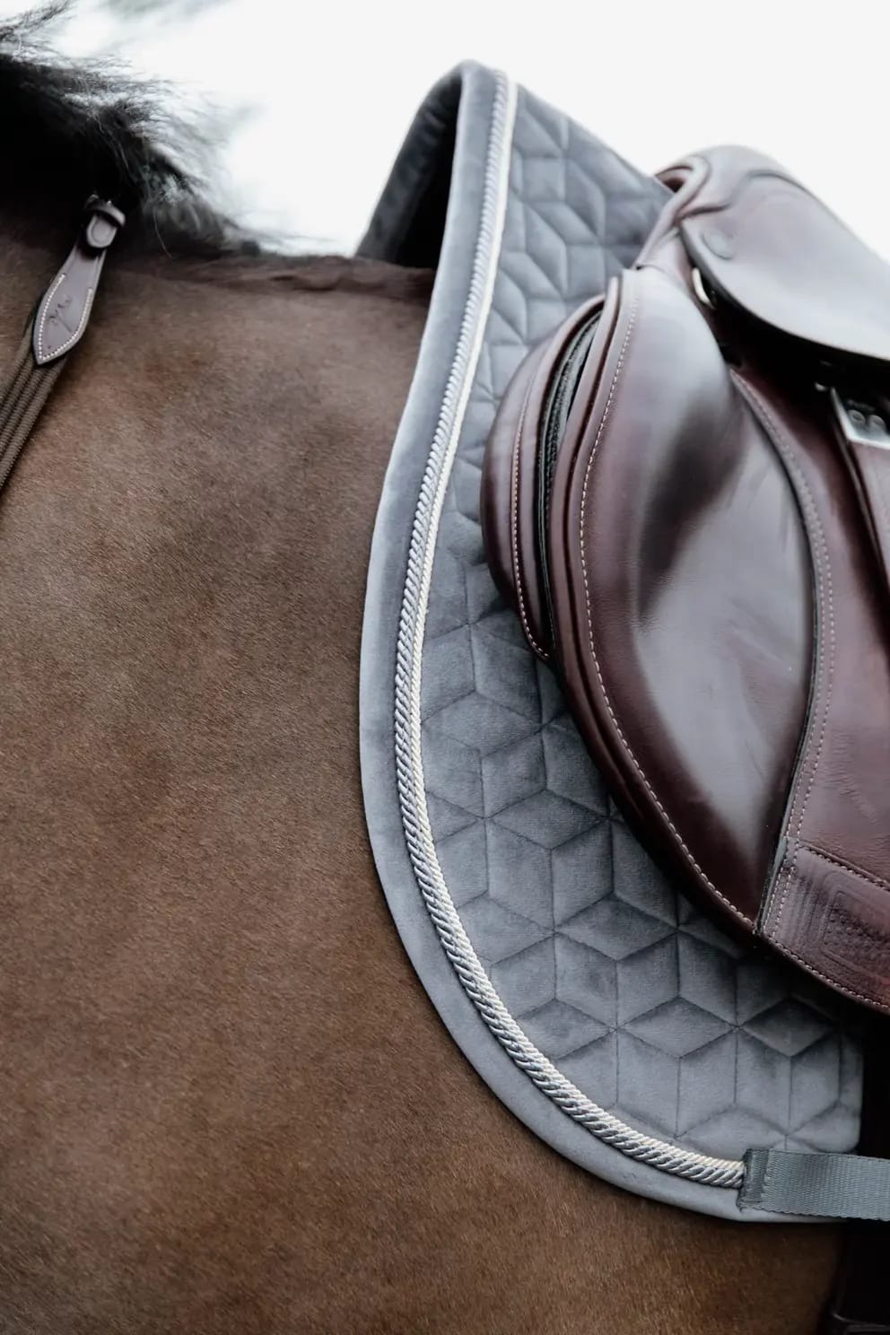 Kentucky Saddle Pad Velvet Jumping - Løwenborg - Kentucky Horsewear