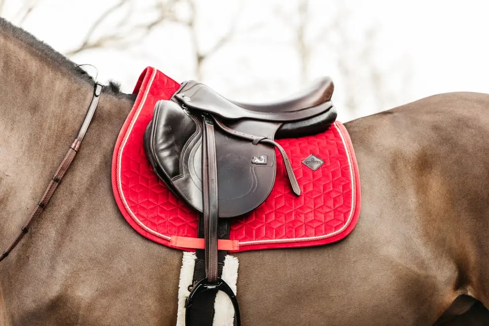 Kentucky Saddle Pad Velvet Jumping - Løwenborg - Kentucky Horsewear