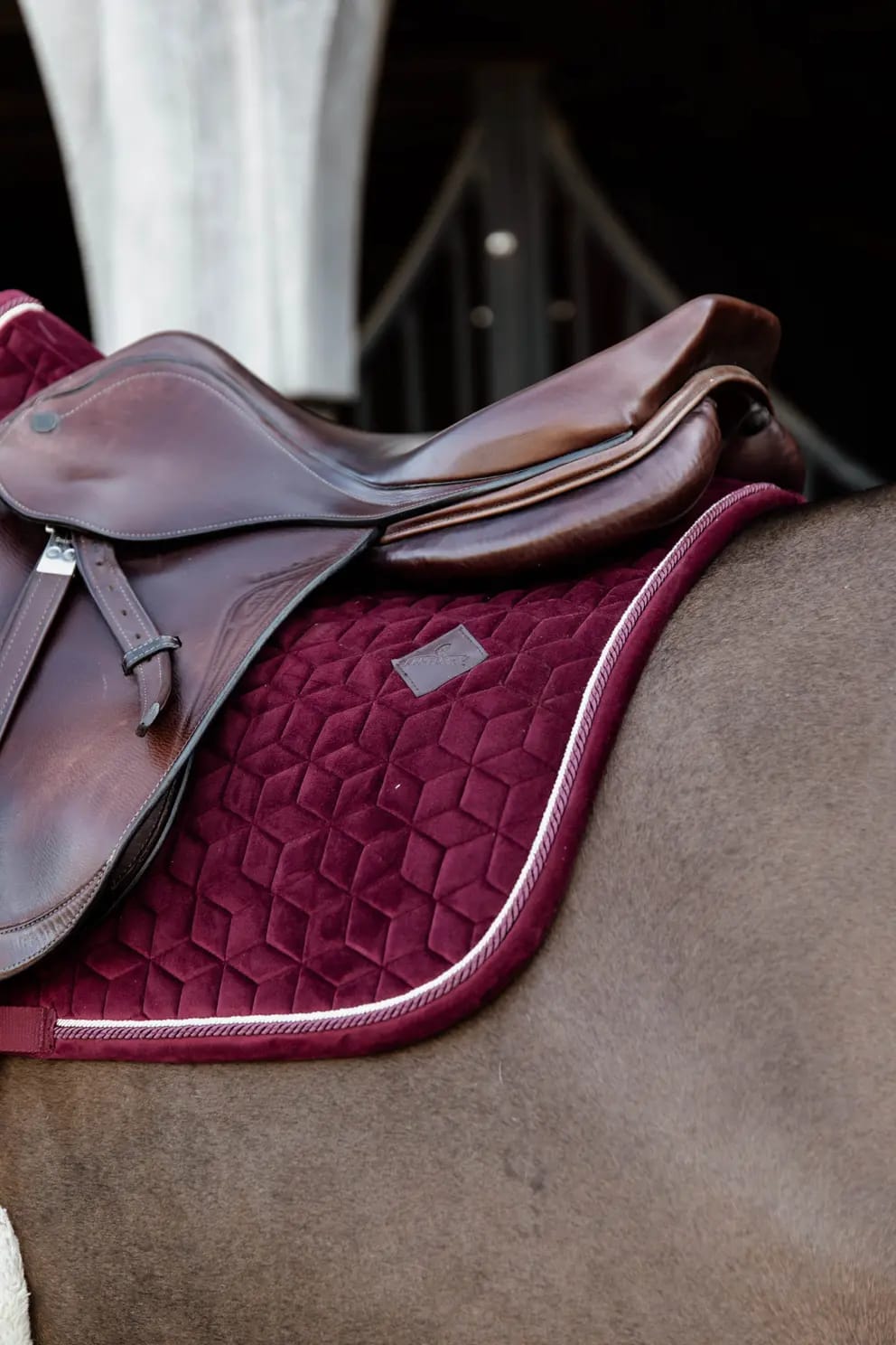 Kentucky Saddle Pad Velvet Jumping - Løwenborg - Kentucky Horsewear