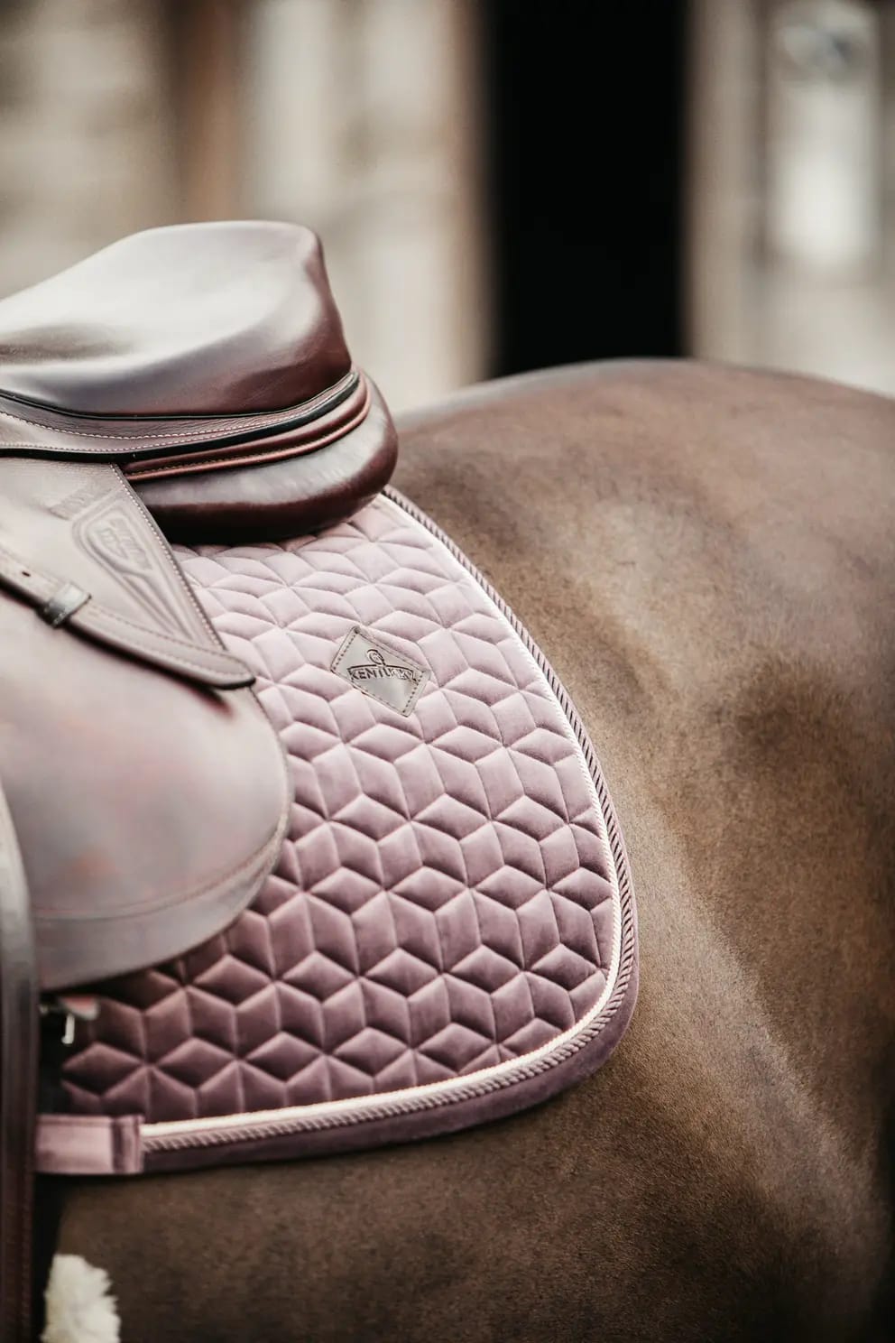 Kentucky Saddle Pad Velvet Jumping - Løwenborg - Kentucky Horsewear