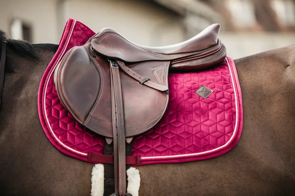 Kentucky Saddle Pad Velvet Jumping - Løwenborg - Kentucky Horsewear