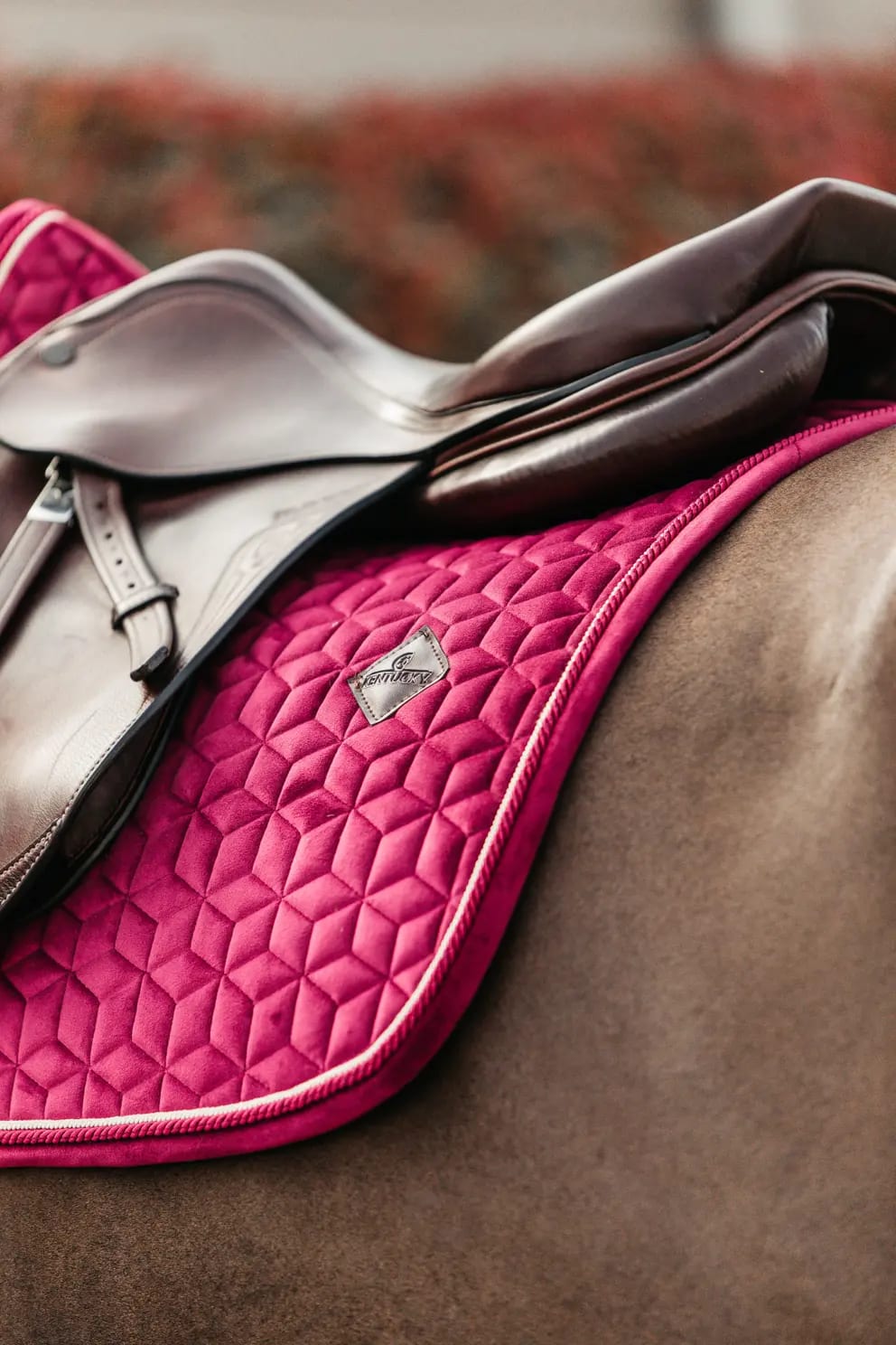 Kentucky Saddle Pad Velvet Jumping - Løwenborg - Kentucky Horsewear