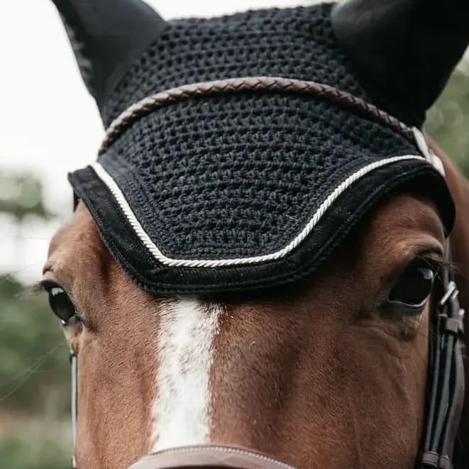 Kentucky Fly veil Wellington Corduroy - Løwenborg - Kentucky Horsewear