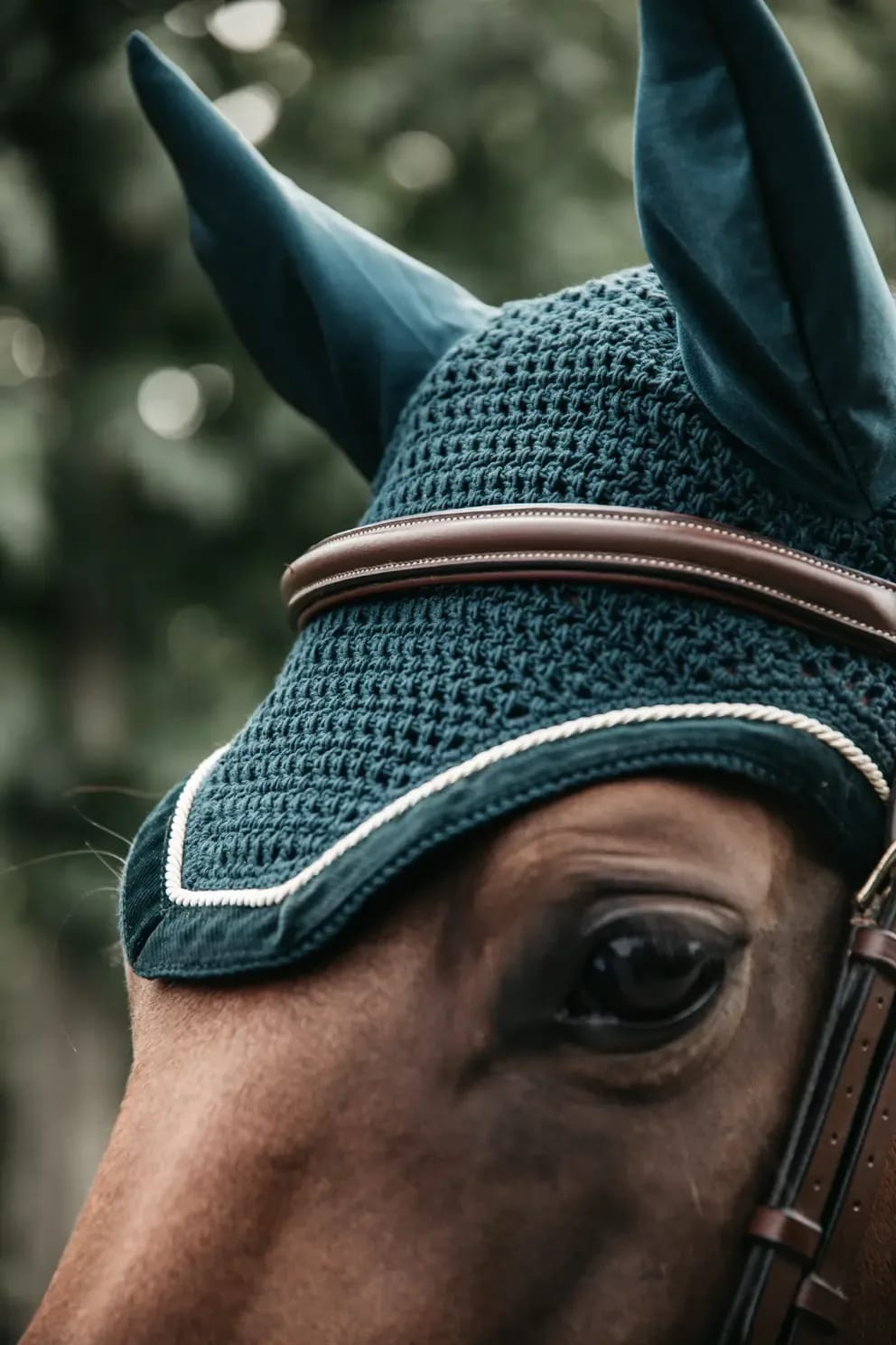 Kentucky Fly veil Wellington Corduroy - Løwenborg - Kentucky Horsewear