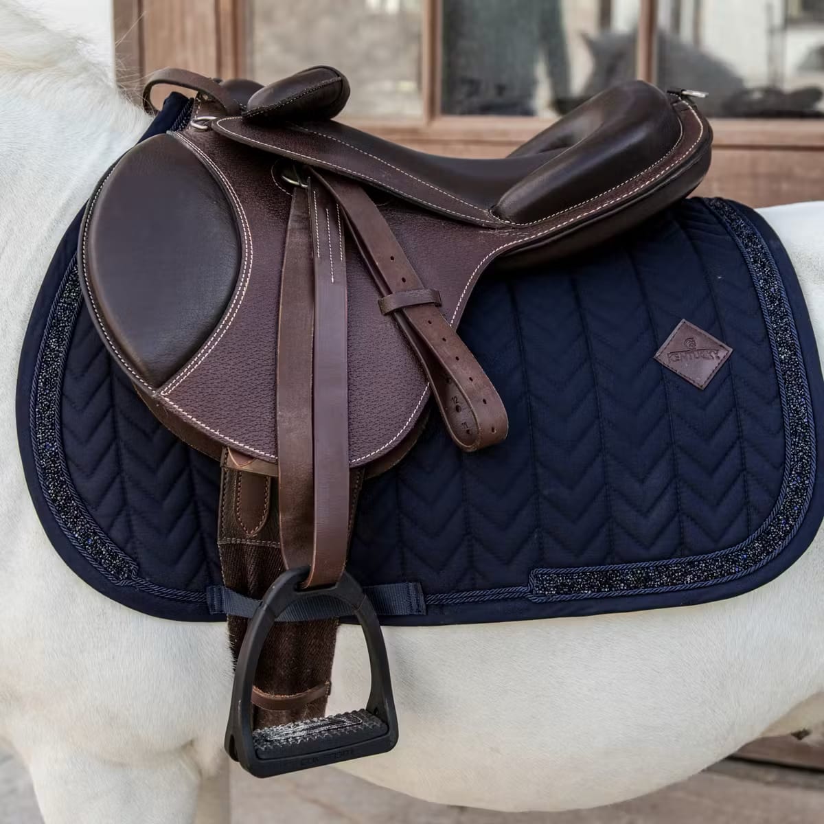 Kentucky Saddle Pad Glitter Stone Jumping - Løwenborg - Kentucky Horsewear