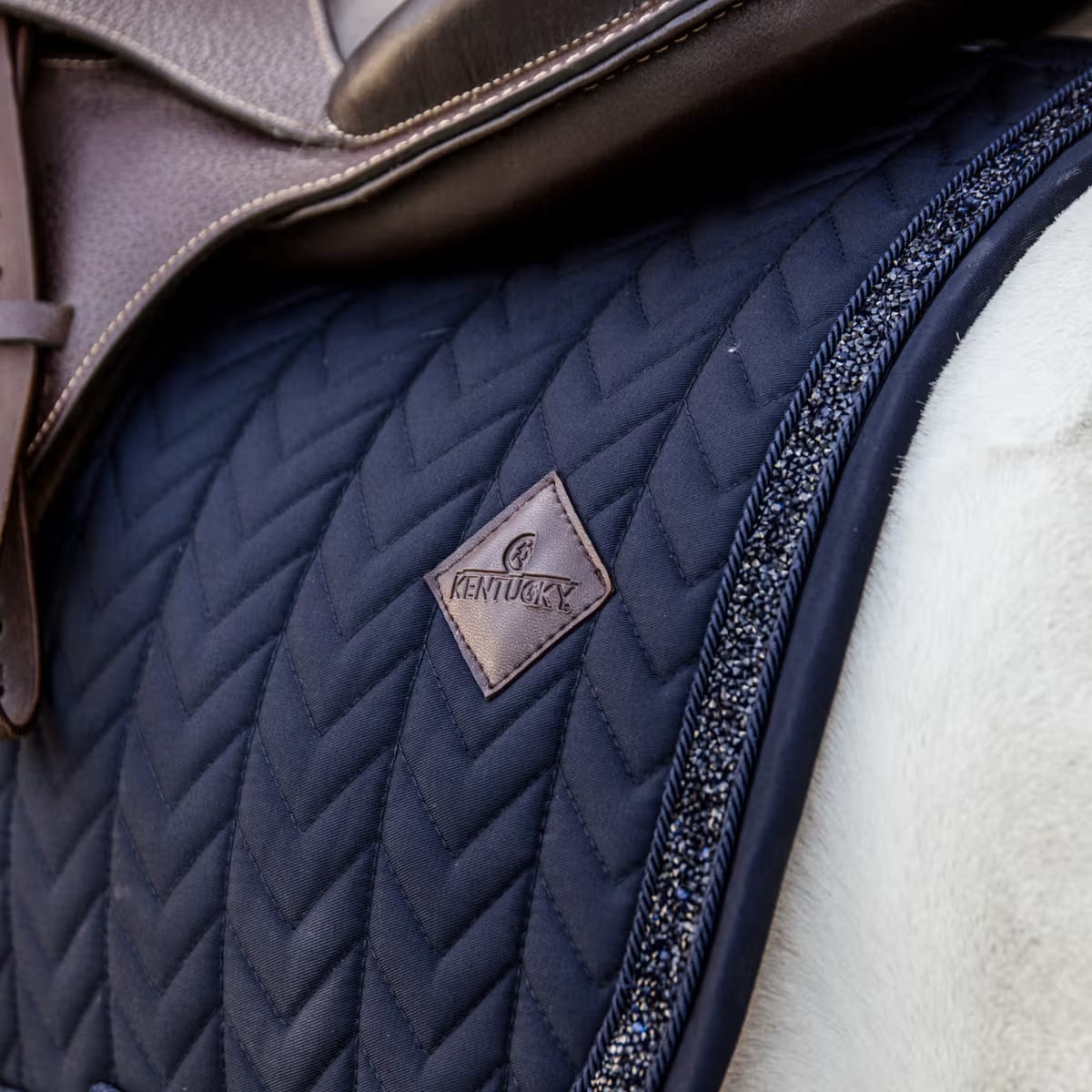 Kentucky Saddle Pad Glitter Stone Jumping - Løwenborg - Kentucky Horsewear