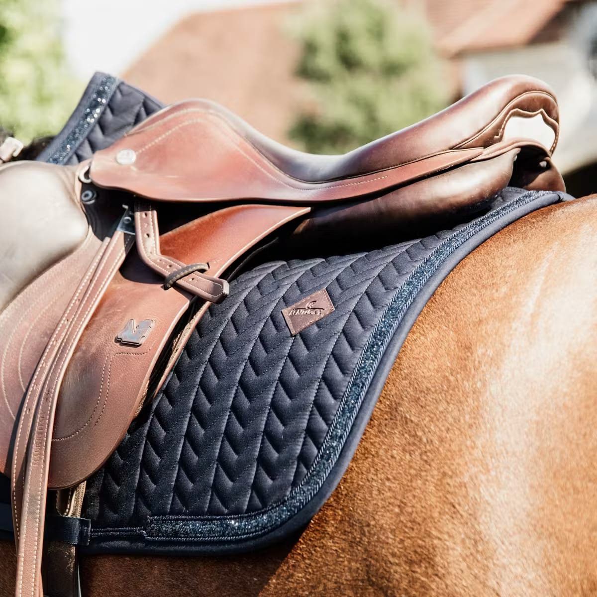 Kentucky Saddle Pad Glitter Stone Jumping - Løwenborg - Kentucky Horsewear