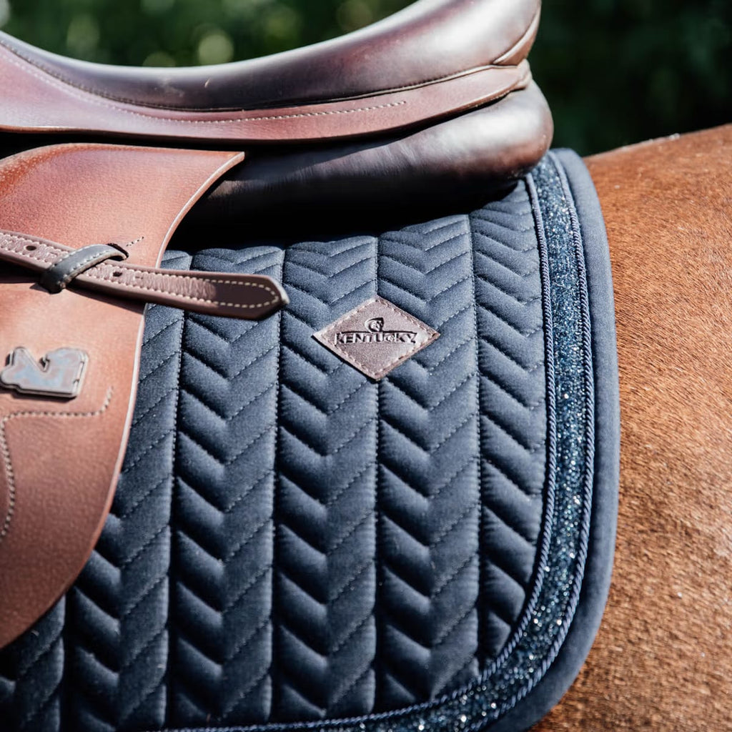 Kentucky Saddle Pad Glitter Stone Jumping - Løwenborg - Kentucky Horsewear