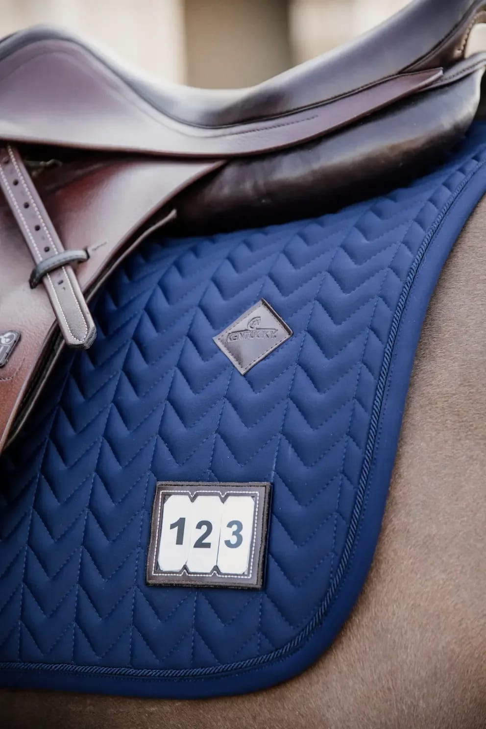 Kentucky Saddle Pad Fishbone Competiton Jumping - Løwenborg - Kentucky Horsewear