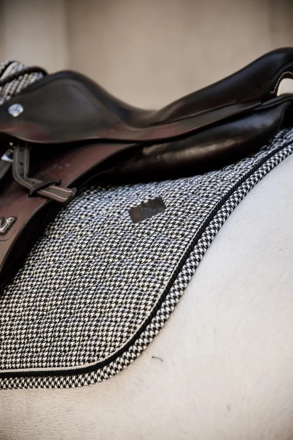 Kentucky Saddle Pad Pied de Poule Jumping - Løwenborg - Kentucky Horsewear