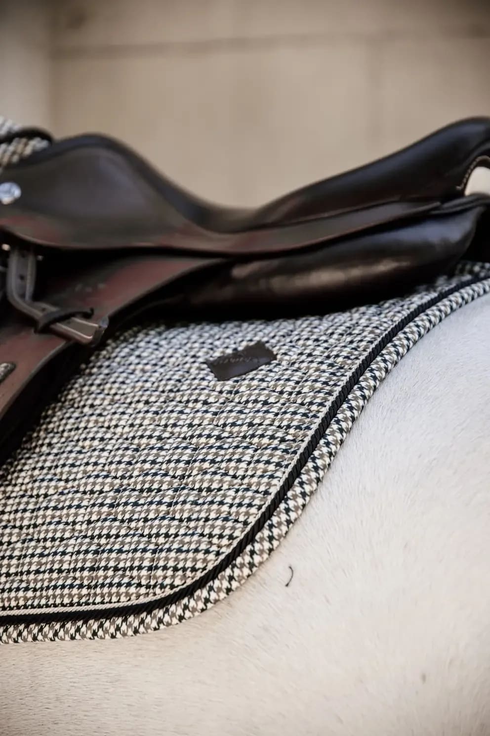 Kentucky Saddle Pad Pied de Poule Jumping - Løwenborg - Kentucky Horsewear