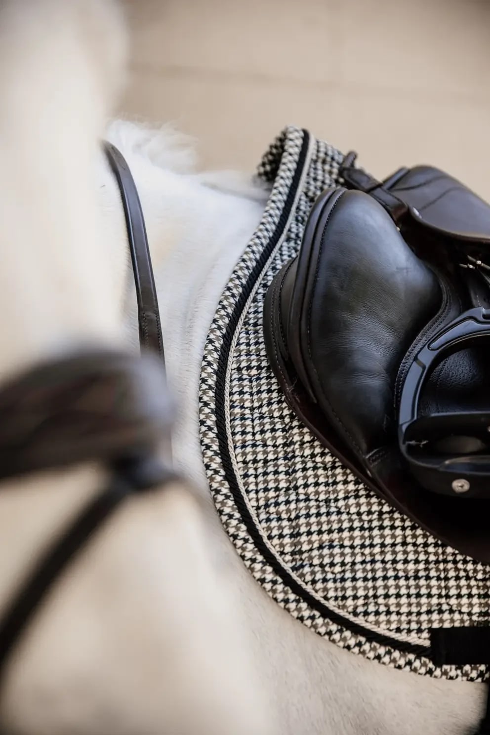 Kentucky Saddle Pad Pied de Poule Jumping - Løwenborg - Kentucky Horsewear