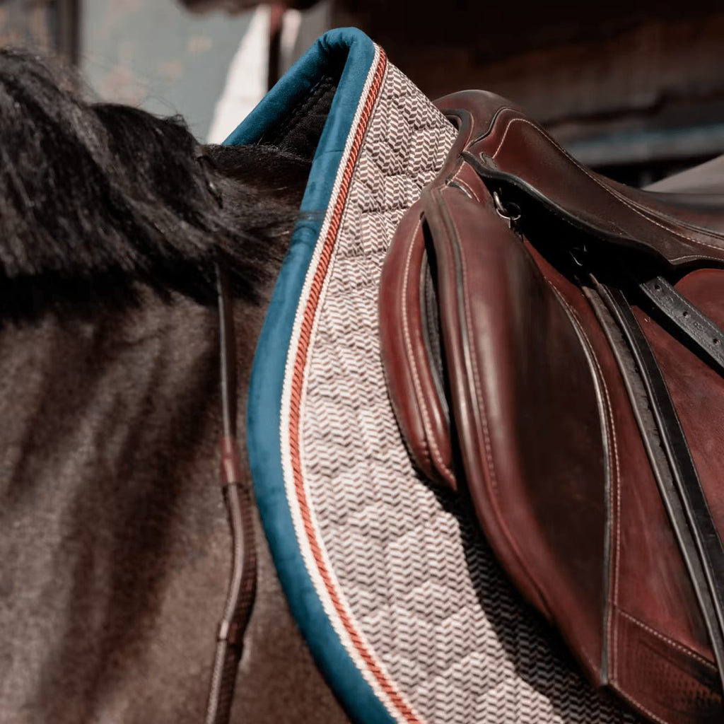 Kentucky Saddle Pad Pied de Poule Jumping - Løwenborg - Kentucky Horsewear
