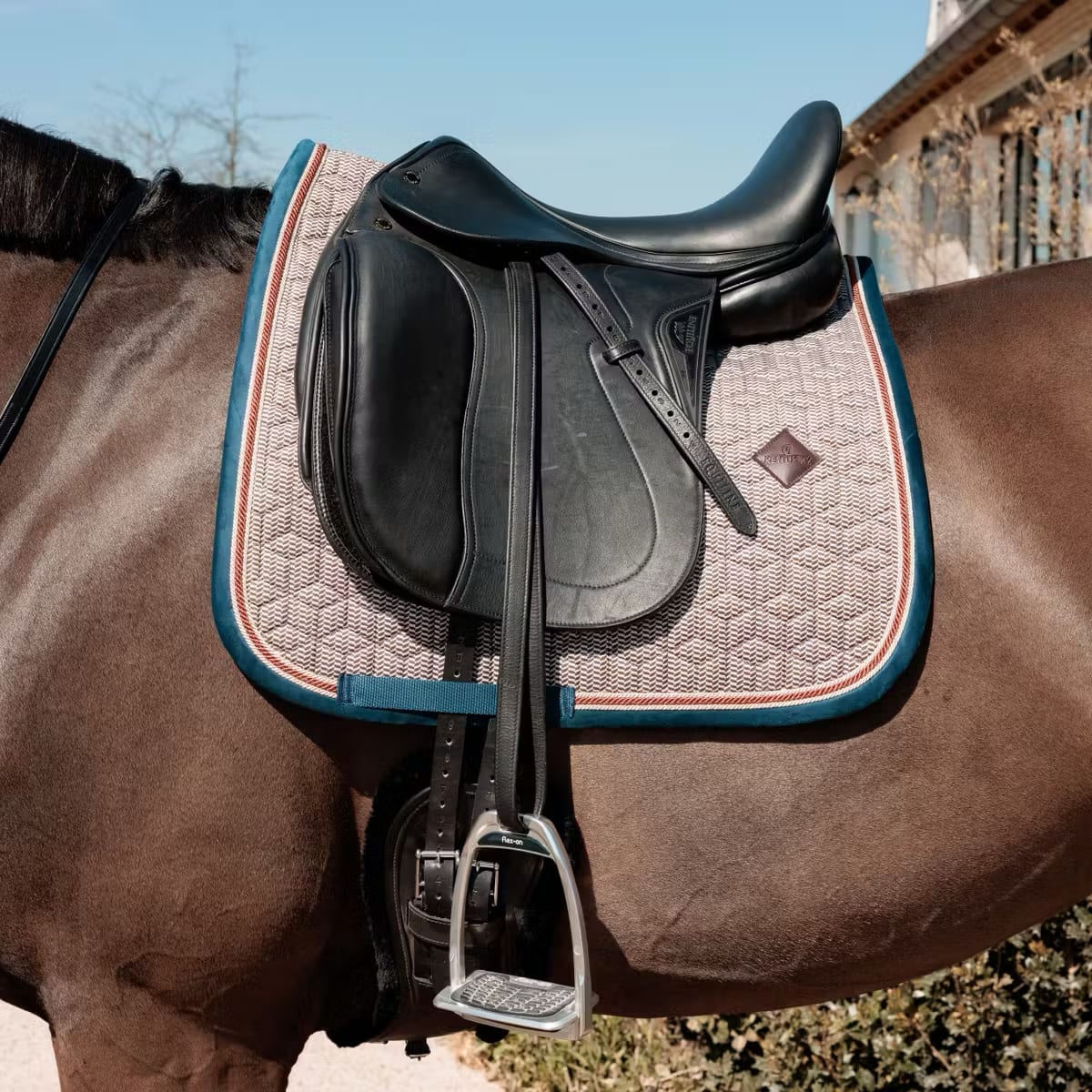 Kentucky Saddle Pad Pied de Poule Dressage - Løwenborg - Kentucky Horsewear