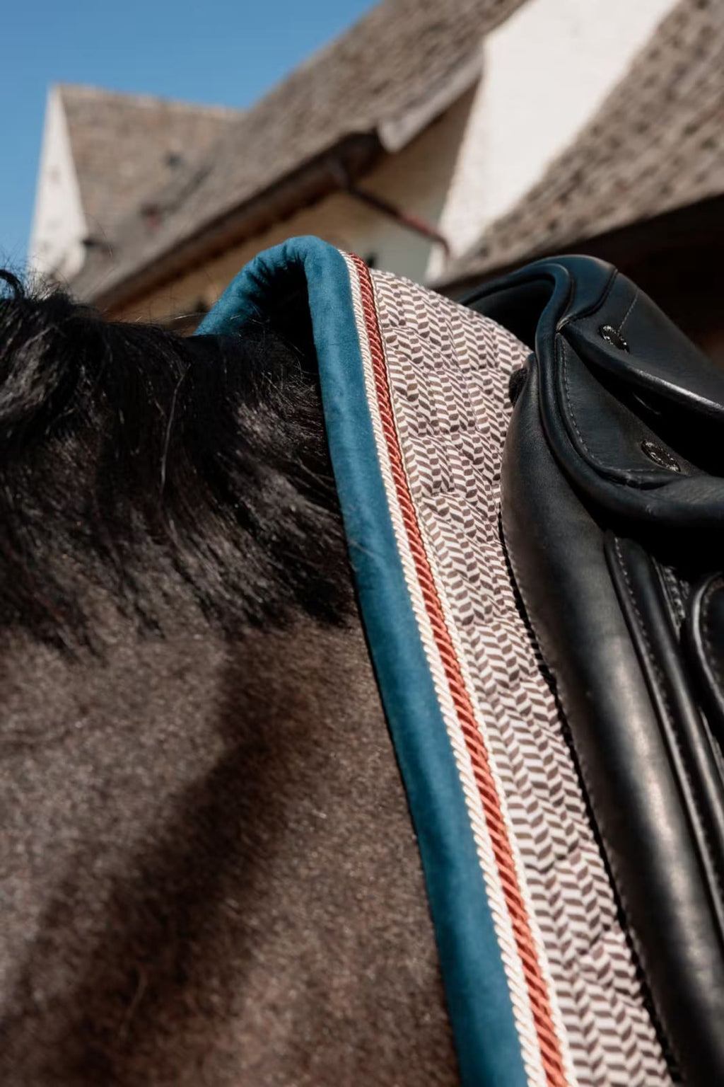 Kentucky Saddle Pad Pied de Poule Dressage - Løwenborg - Kentucky Horsewear
