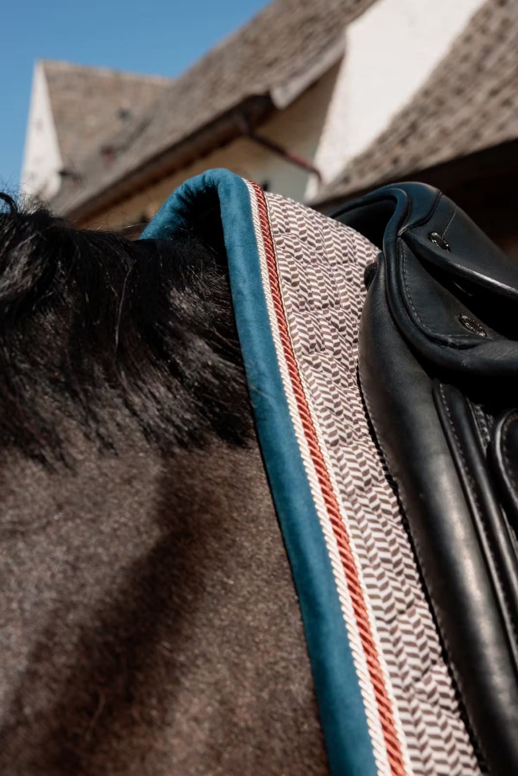Kentucky Saddle Pad Pied de Poule Dressage - Løwenborg - Kentucky Horsewear
