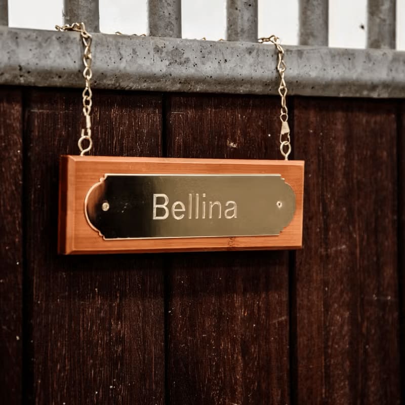 Grooming Deluxe Stable Name Plate Hanger - Løwenborg - Grooming Deluxe