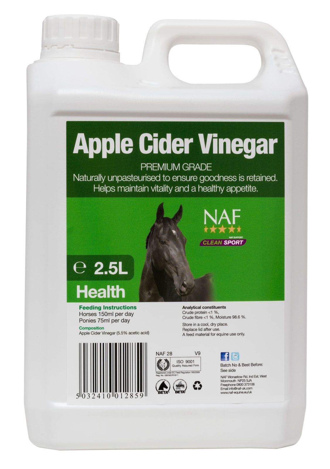 NAF Cider Vinegar - Løwenborg - NAF (Nutritional Advanced Formulas)