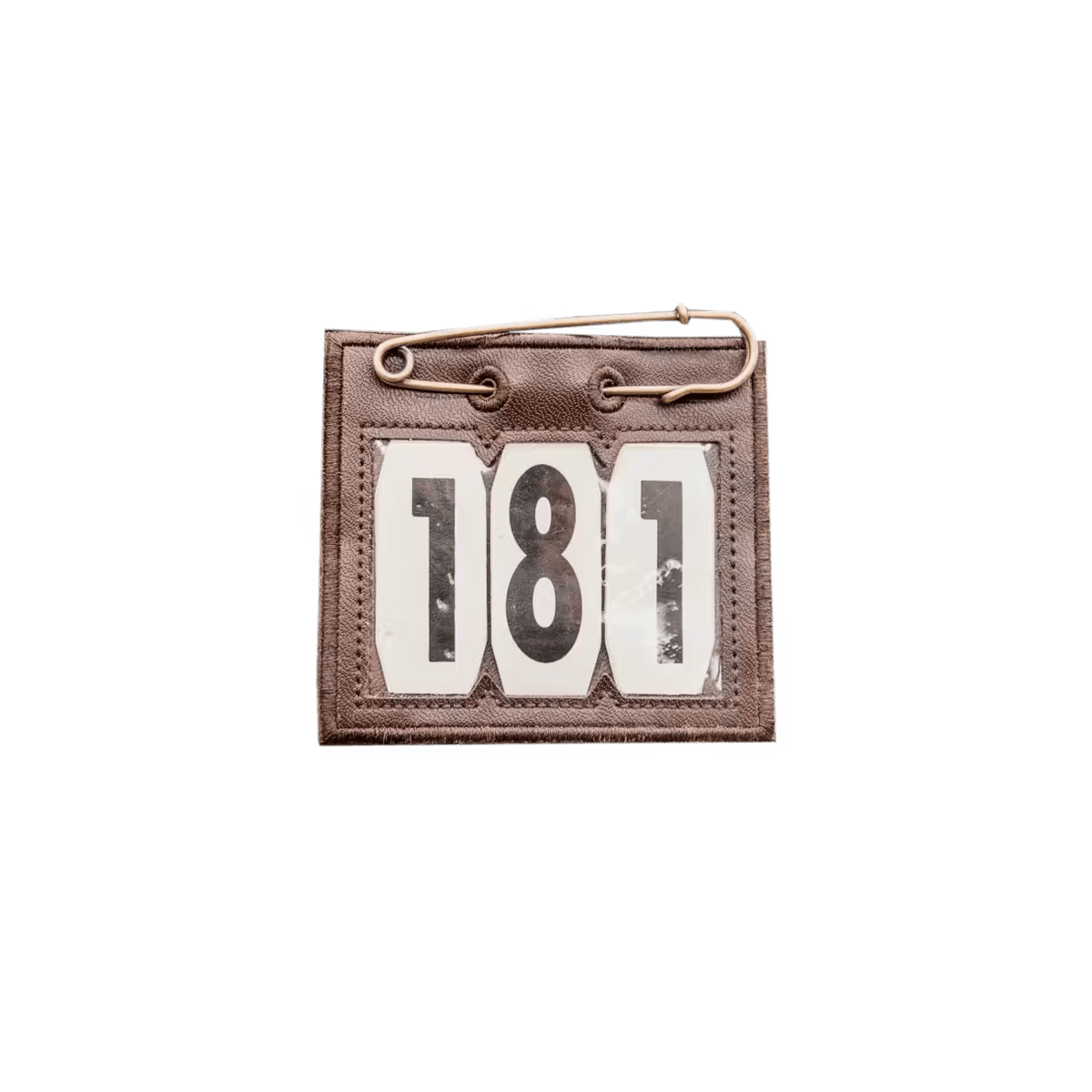 Kentucky Head Number PVC with Safety Pin