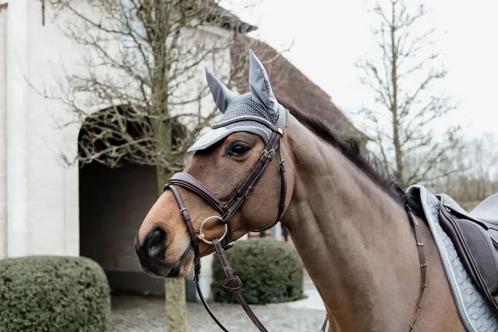 Kentucky Fly veil Wellington Velvet - Løwenborg - Kentucky Horsewear