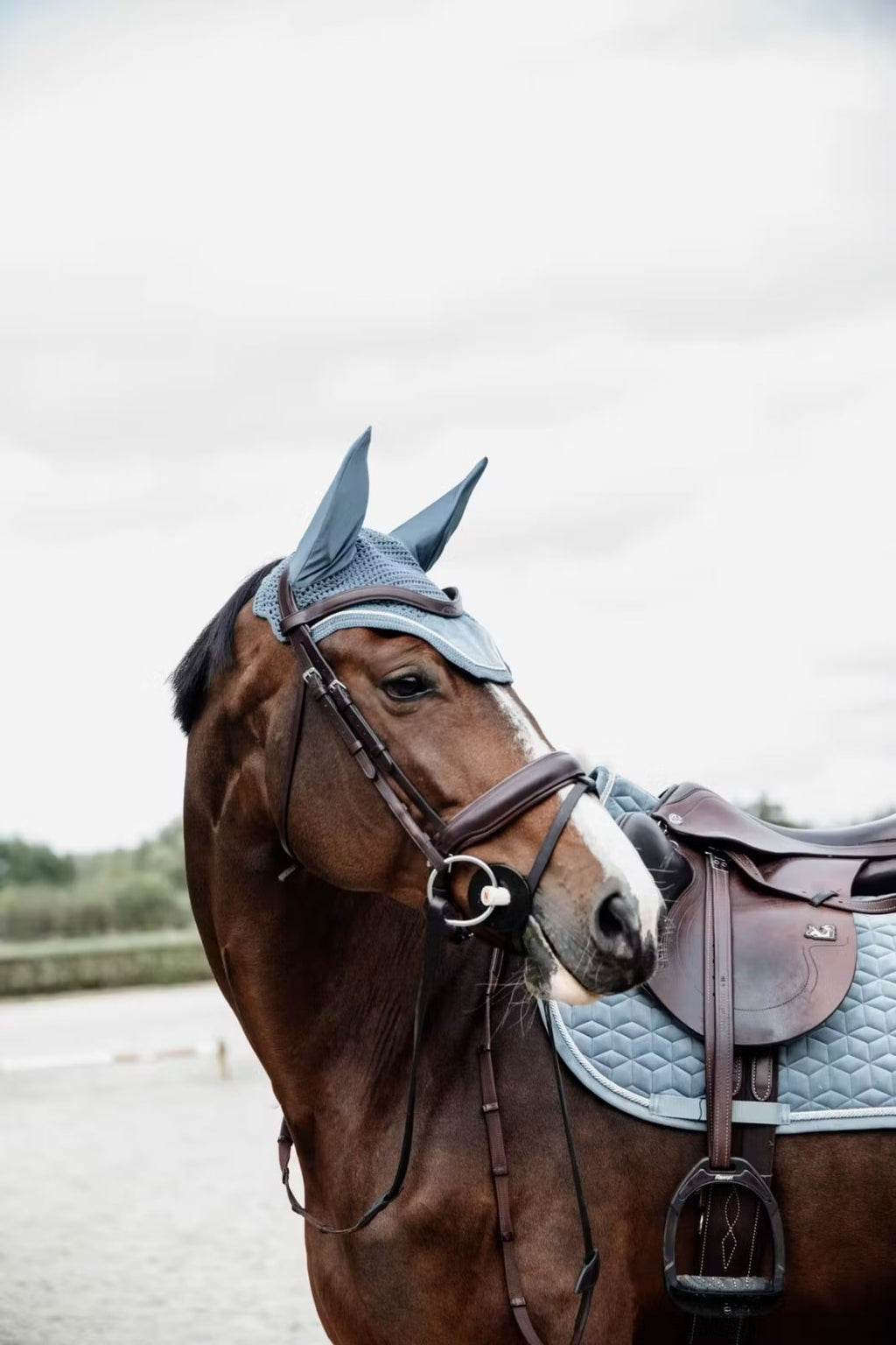 Kentucky Fly veil Wellington Velvet - Løwenborg - Kentucky Horsewear