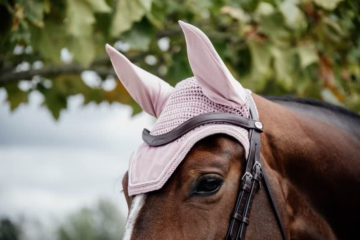 Kentucky Fly veil Wellington Velvet - Løwenborg - Kentucky Horsewear
