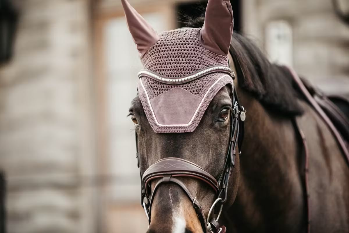 Kentucky Fly veil Wellington Velvet - Løwenborg - Kentucky Horsewear