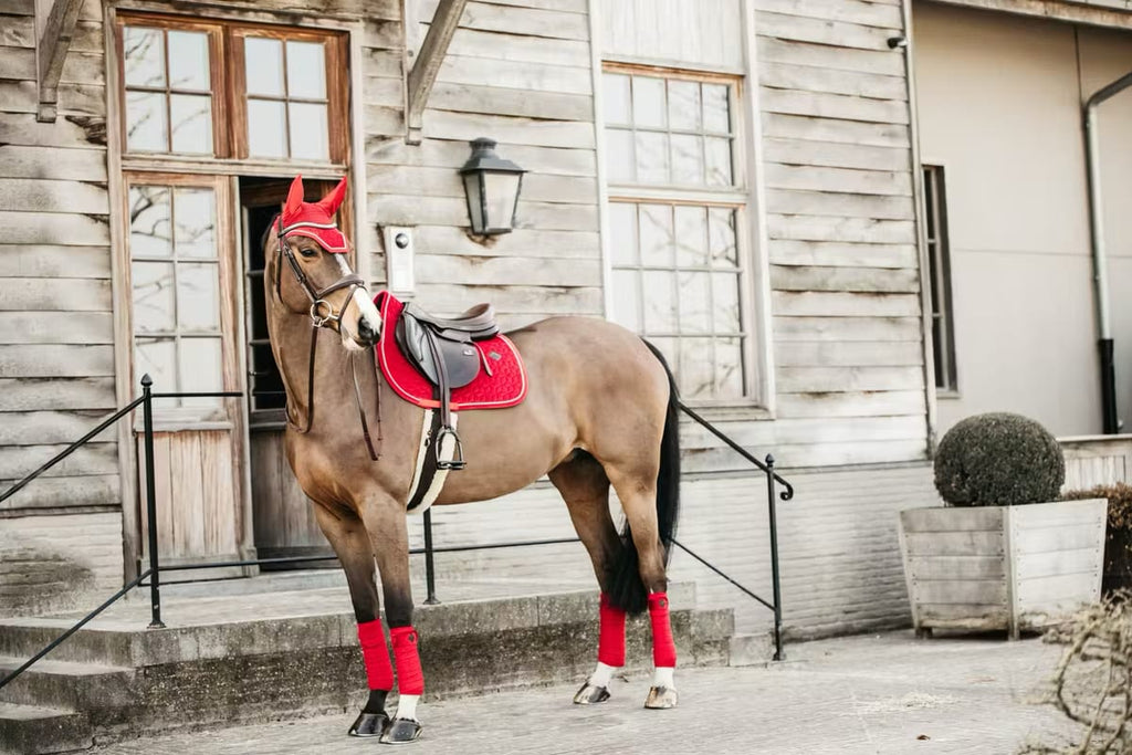 Kentucky Fly veil Wellington Velvet - Løwenborg - Kentucky Horsewear