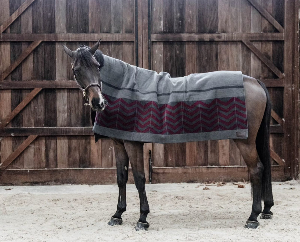 Kentucky Heavy Fleece Rug Square Fishbone - Løwenborg - Kentucky Horsewear