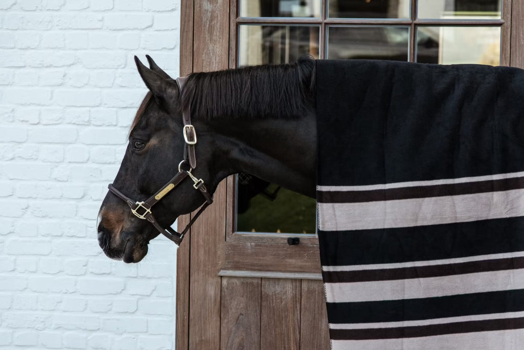 Kentucky Heavy Fleece Rug Square Stripes - Løwenborg - Kentucky Horsewear